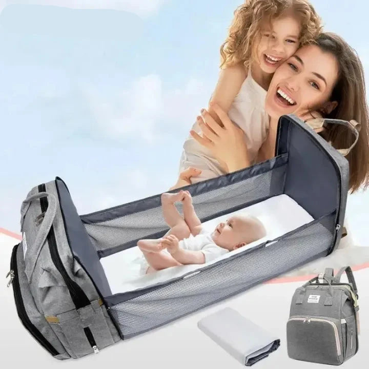 Nouveau Sac Maman Pliant avec Lit